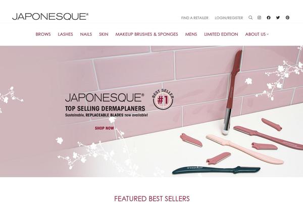 Site using Japonesque-makeup-matchmaker plugin