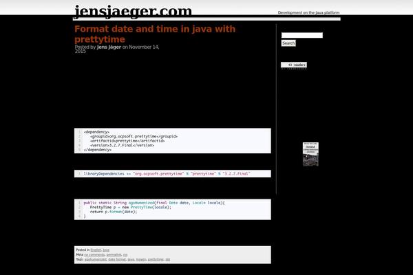 Site using Crayon Syntax Highlighter plugin