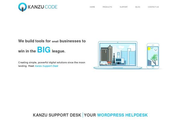 Site using Kanzu-support-desk plugin