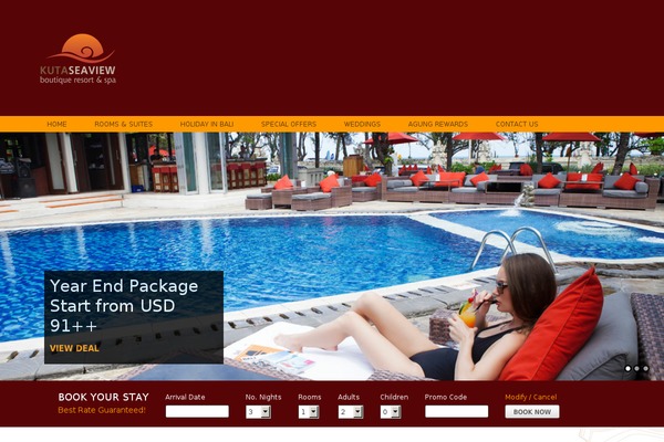 Site using Wp-hotel-booking plugin