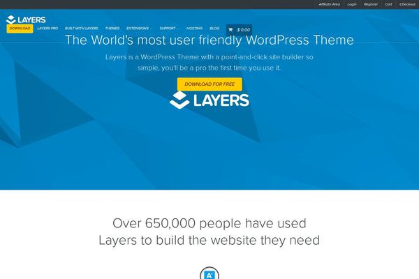 Site using Layers-extension plugin