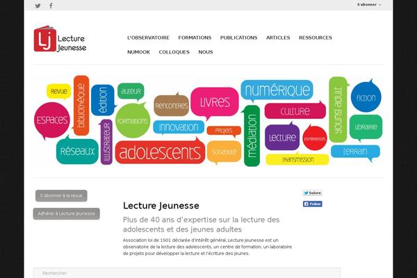 Site using LectureJeunesse plugin