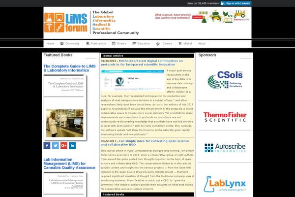 Site using Limsforum-newsletter plugin
