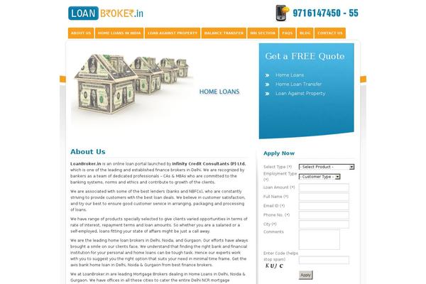 Site using Mortgage-loan-calculator plugin