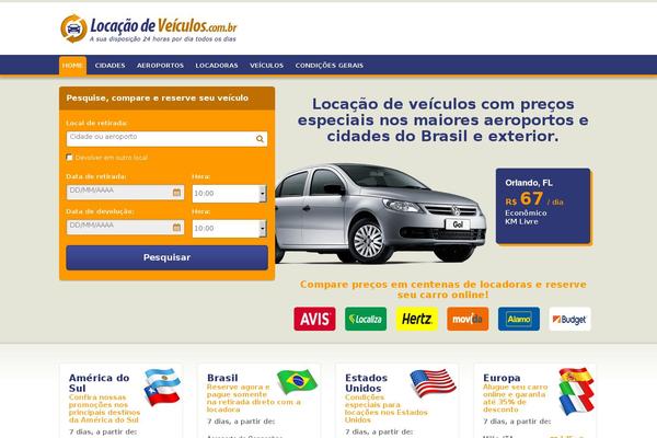 Site using Rentcars-widget-busca plugin
