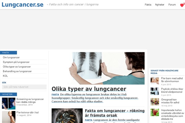 Site using Healthcare-search plugin