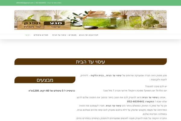 Site using Hebrew Font plugin