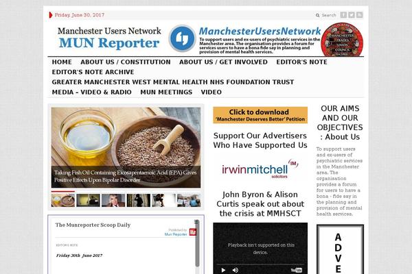 Site using News Headline Ticker plugin