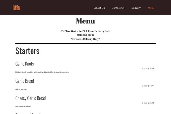 Site using Anps_restaurant plugin