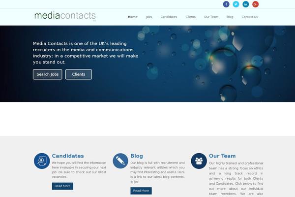 Site using Our Team Showcase plugin