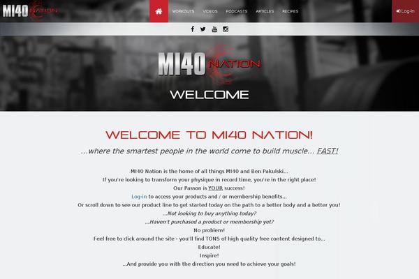 Site using Mi40nation plugin