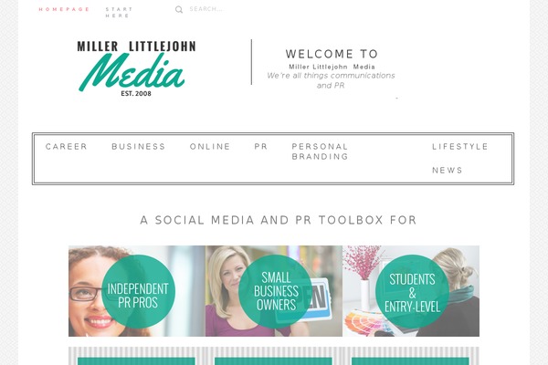 Site using iiRe Social Icons plugin