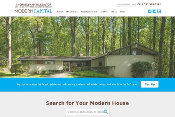 Site using Great Real Estate: WordPress Real Estate and Property Management Plugin plugin