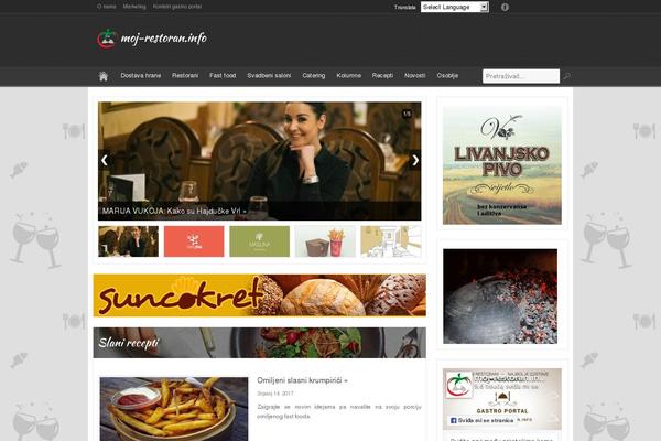Site using Moj-restoran plugin