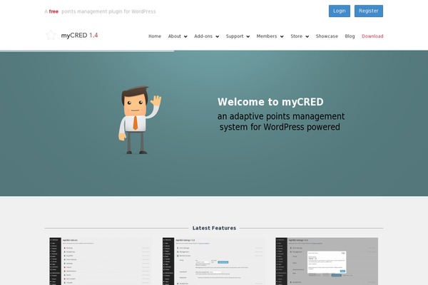 Site using Mycred-subscription plugin
