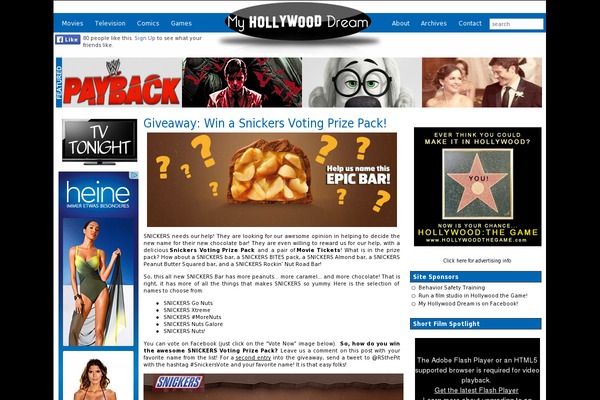 Site using Wp_movie_ratings plugin