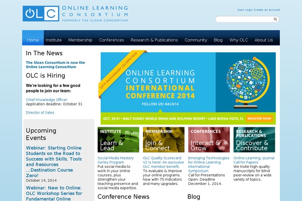Site using Olc-conference plugin