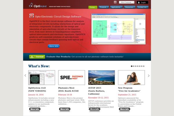 Site using Opti-evaluations plugin