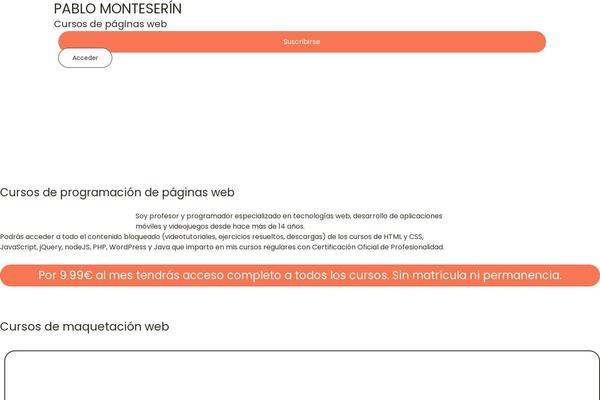 Site using Monteserin-genesis-modal plugin
