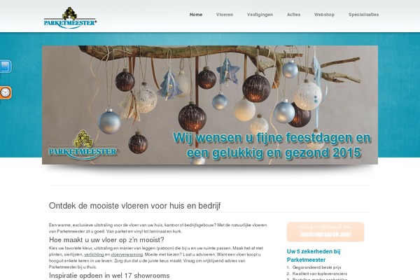 Site using Parketmeester plugin