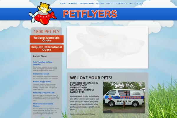 Site using Petflyers-automatic-quotes plugin