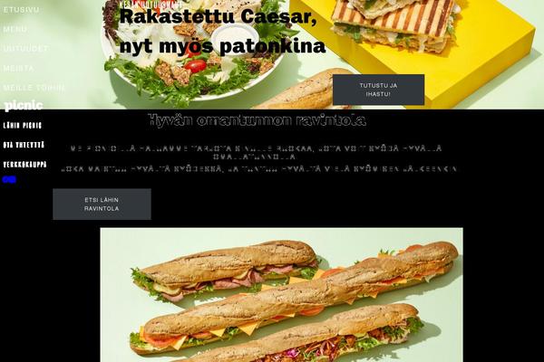 Site using Wp-food plugin