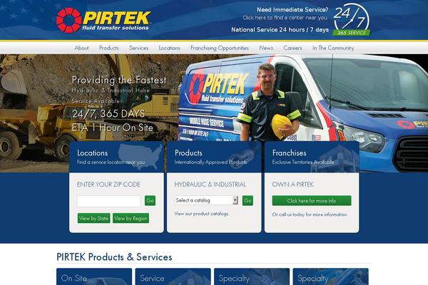 Site using Pirtek-options plugin