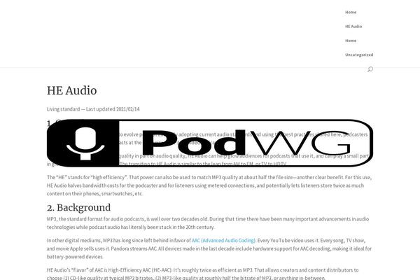 Site using Smart-podcast-player plugin