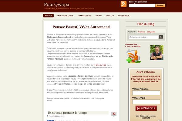 Site using Page Peel plugin