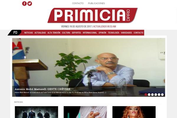 Site using Primicia plugin