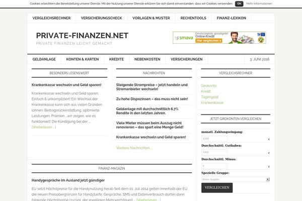 Site using FinanceAds_Tools plugin