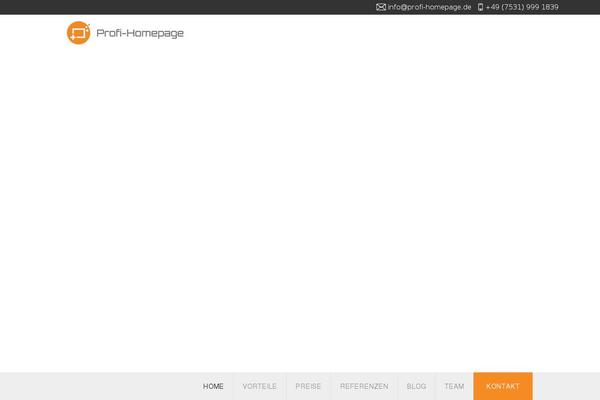 Site using Profi-Homepage-Plugin plugin