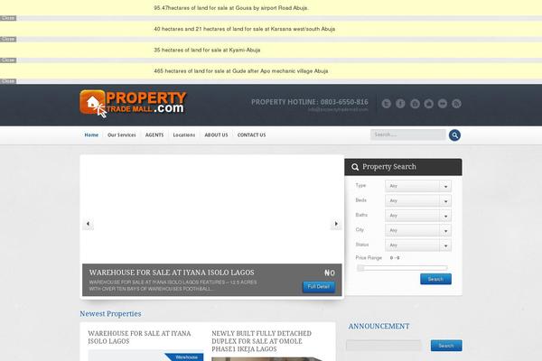 Site using Ninja Announcements Lite plugin