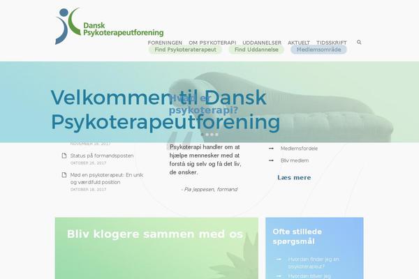 Site using Psykoterapeutforeningen-customization plugin