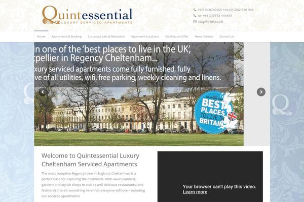 Site using Qlet-properties-apartments plugin