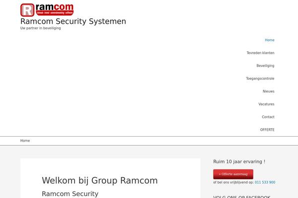 Site using Ramcom plugin