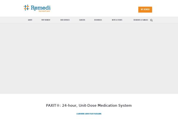 Site using Remedi-functionality plugin