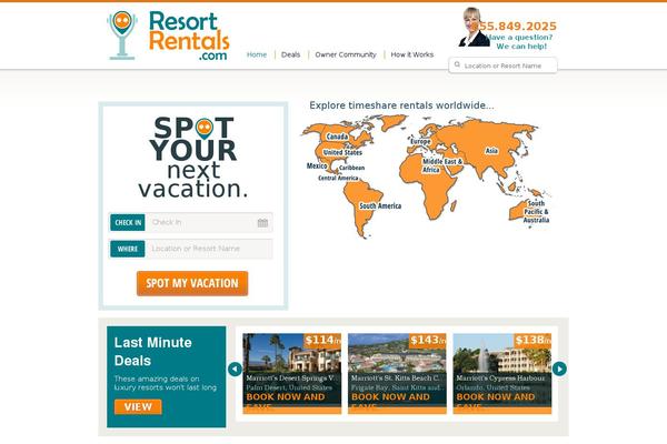 Site using ResortListings plugin