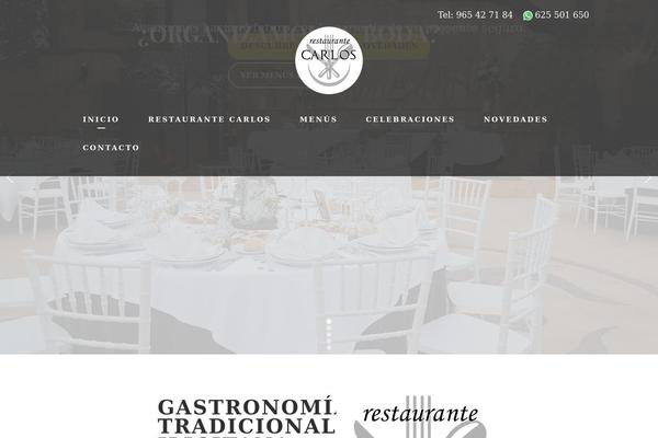 Site using Qode-restaurant plugin
