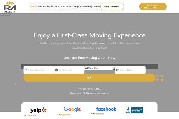 Site using Moversdev-reviews plugin