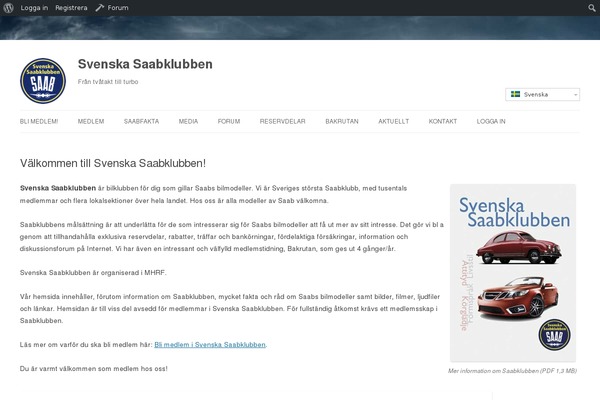 Site using Medlemskort-saabklubben plugin