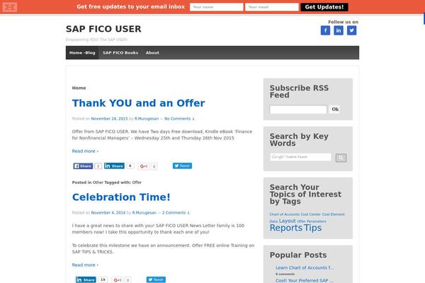 Site using Feedburner Form plugin