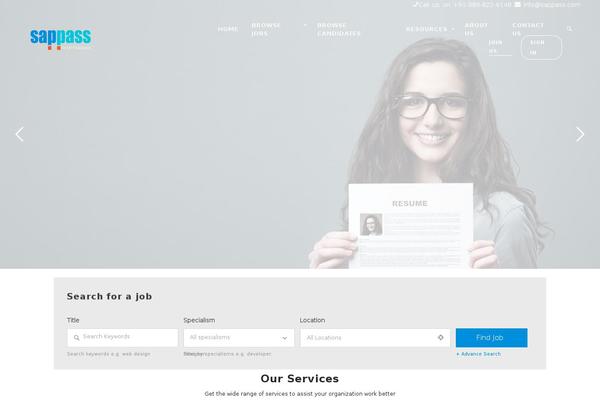 Site using Jobhunt-indeed-jobs plugin