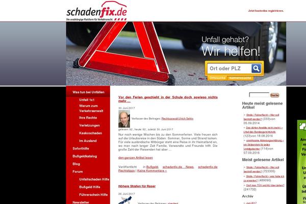 Site using Schadenfix-bussgeldkatalog-shortcode plugin