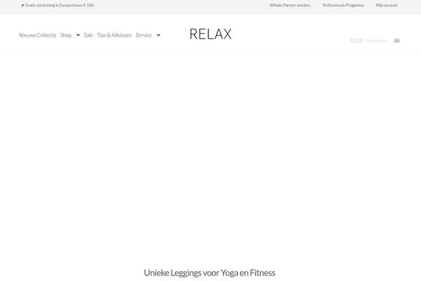 Site using Relax-menu plugin