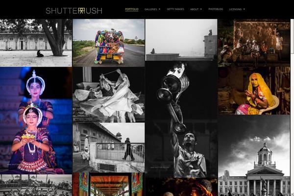 Site using Flickr Justified Gallery plugin