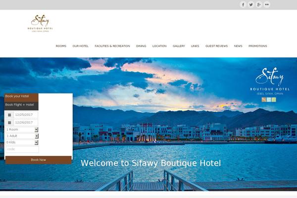 Site using Sifawy-booking plugin