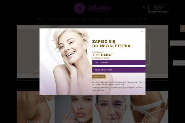 Site using Soslider-social-slider plugin