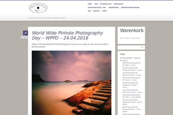 Site using Photonic Gallery for Flickr, Picasa, SmugMug, 500px, Zenfolio and Instagram plugin