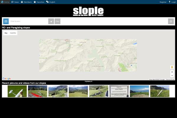 Site using Slople plugin